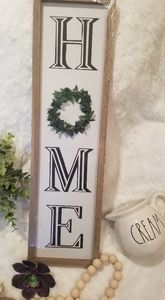 Farmhouse charm boho home Sign